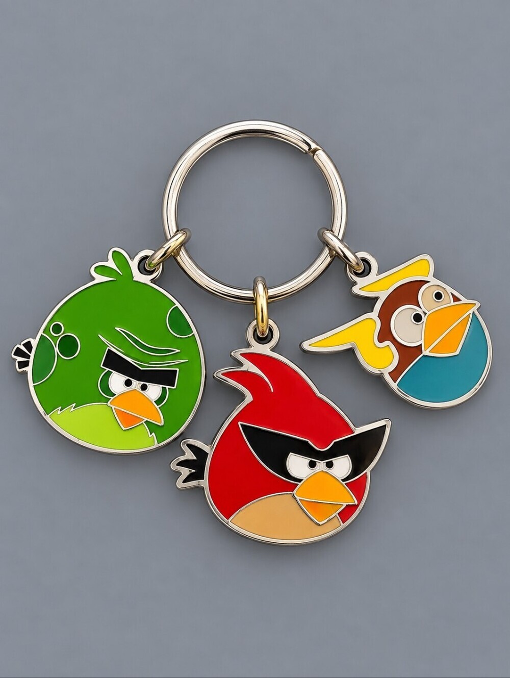 Angry Bird Charms Keyring